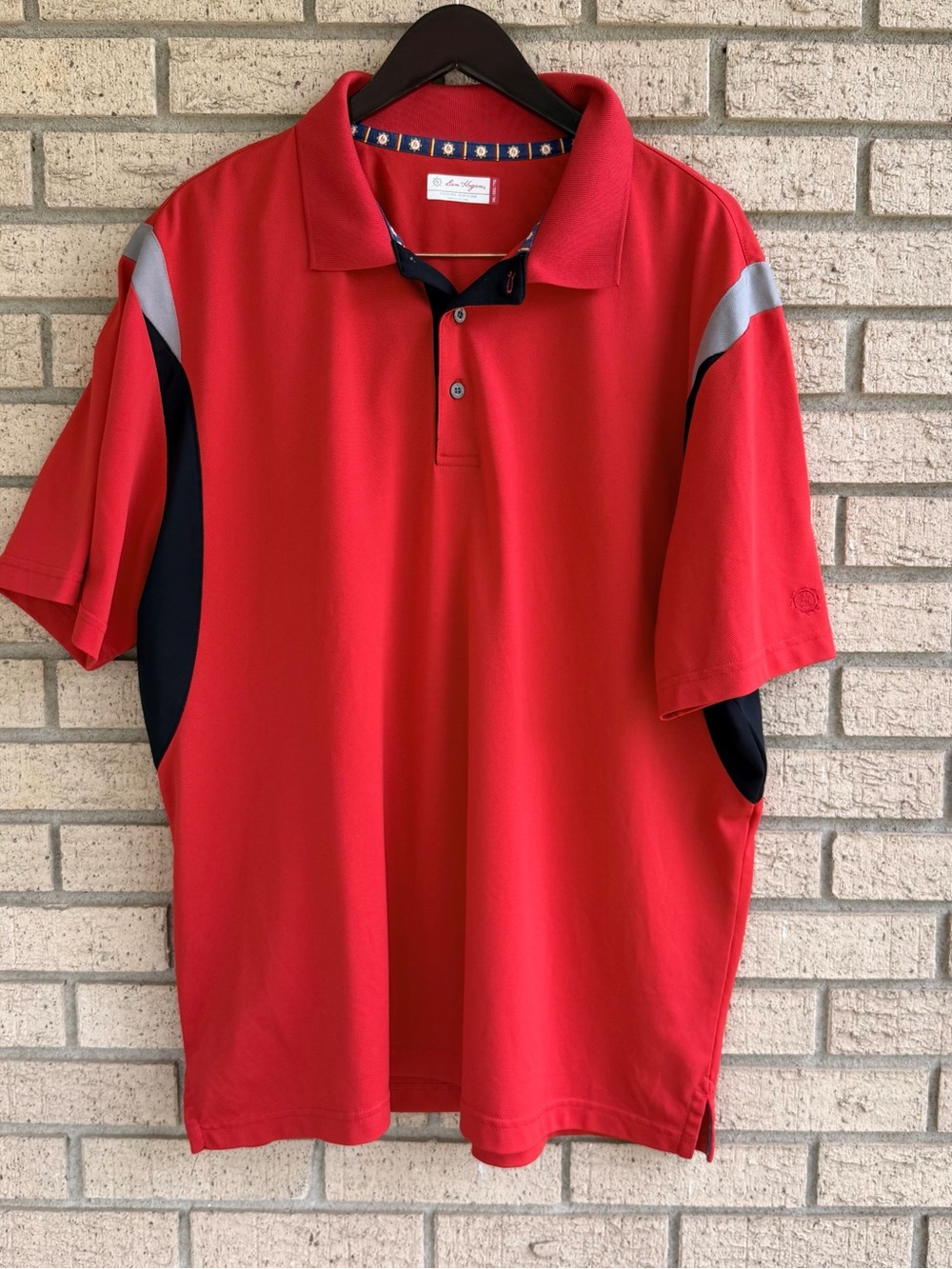 Ben Hogan Men's XXL 2XL Red Performance Golf Polo Shirt Short Sleeve Athletic